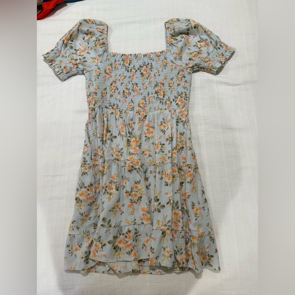 Aerie Floral Smocked Top